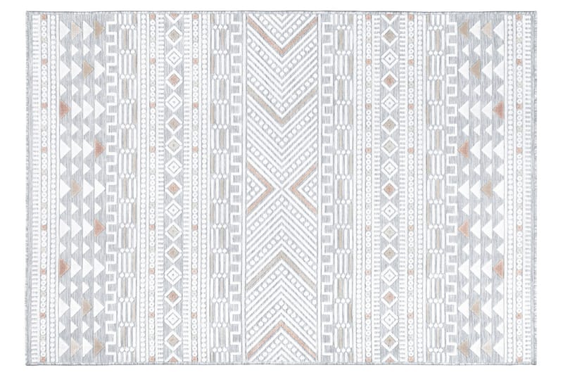 Rosy Wiltonmatto 50x80 cm Suorakaide - Kerma/Harmaa - Kodintekstiilit & matot - Matto - Moderni matto - Wilton-matto