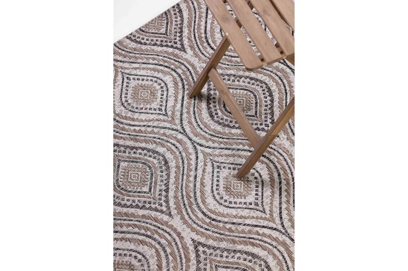 Sewo Wiltonmatto 200x290 cm Suorakaide - Ruskea/Kerma - Kodintekstiilit & matot - Matto - Moderni matto - Wilton-matto