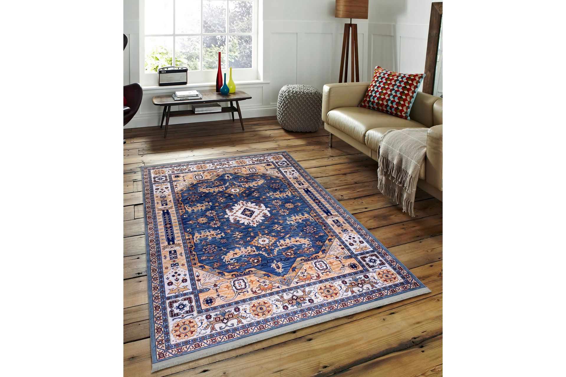 Giza Wiltonmatto 120x180 cm Suorakaide - Monivärinen - Kodintekstiilit & matot - Matto - Moderni matto - Wilton-matto