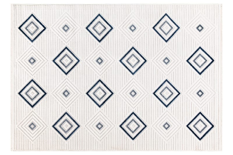 Dope Wiltonmatto 157x230 cm Suorakaide - Sininen - Kodintekstiilit & matot - Matto - Moderni matto - Wilton-matto