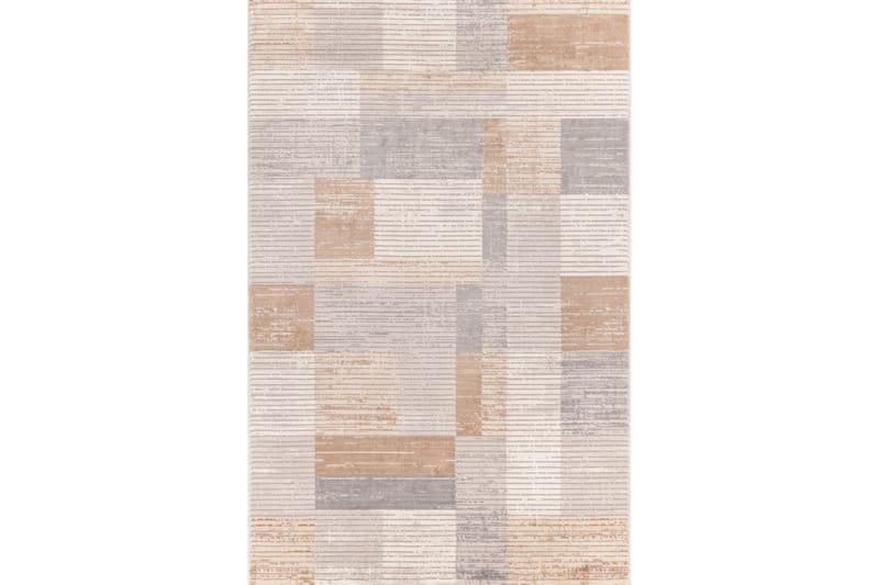 Motto Käytävämatto 80x150 cm Suorakaide - Harmaa/Beige/Ruskea - Kodintekstiilit & matot - Matto - Moderni matto - Käytävämatto