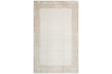 Mhl Käytävämatto 100x300 cm Suorakaide - Kerma/Kulta - Kodintekstiilit & matot - Matto - Moderni matto - Käytävämatto