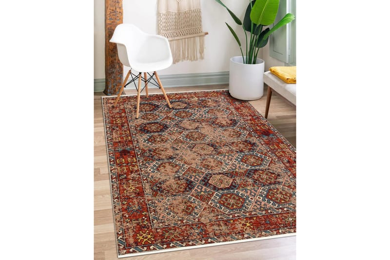 Nomad Wiltonmatto 160x230 cm Suorakaide - Monivärinen - Kodintekstiilit & matot - Matto - Moderni matto - Wilton-matto
