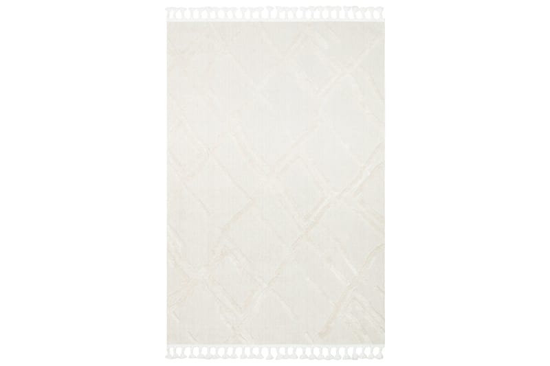 Tolina Käytävämatto 80x300 cm Suorakaide - Valkoinen - Kodintekstiilit & matot - Matto - Moderni matto - Käytävämatto