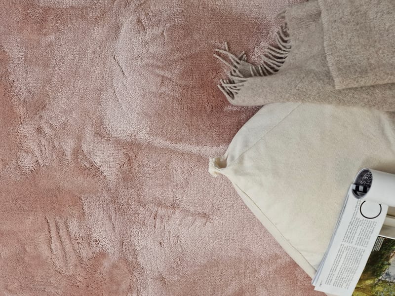 Cozy nukkamatto 240x340 cm suorakaide - Rosa - Kodintekstiilit & matot - Matto - Moderni matto - Nukkamatto