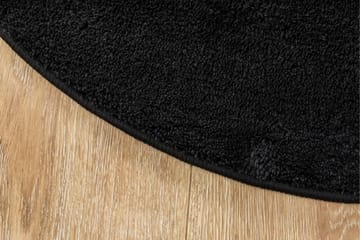 Cozy nukkamatto pyöreä 200 cm - Musta - Kodintekstiilit & matot - Matto - Pyöreät matot