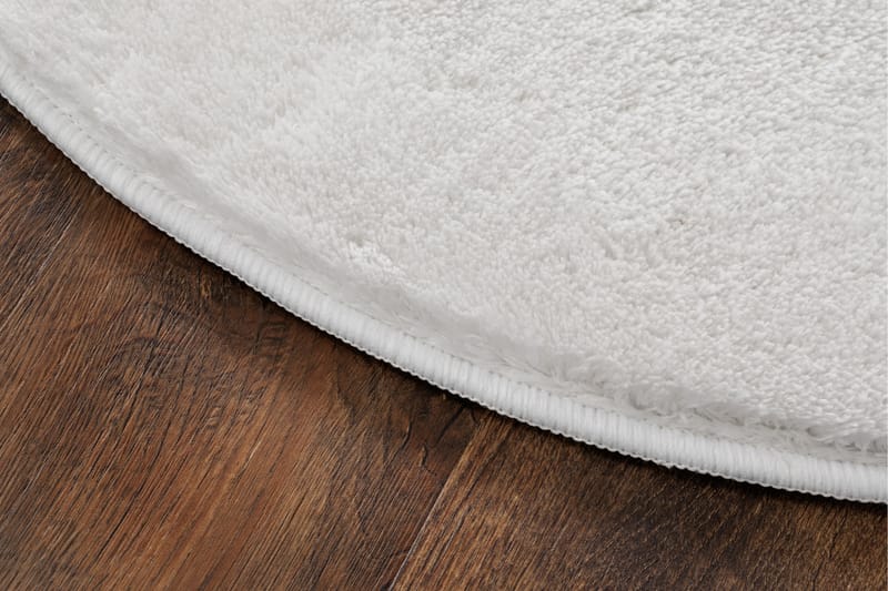 Cozy nukkamatto pyöreä 120 cm - Valkoinen - Kodintekstiilit & matot - Matto - Pyöreät matot