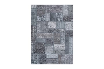 Patchwork wilton-matto 160x230 cm suorakaide - Harmaa - Kodintekstiilit & matot - Matto - Moderni matto - Wilton-matto