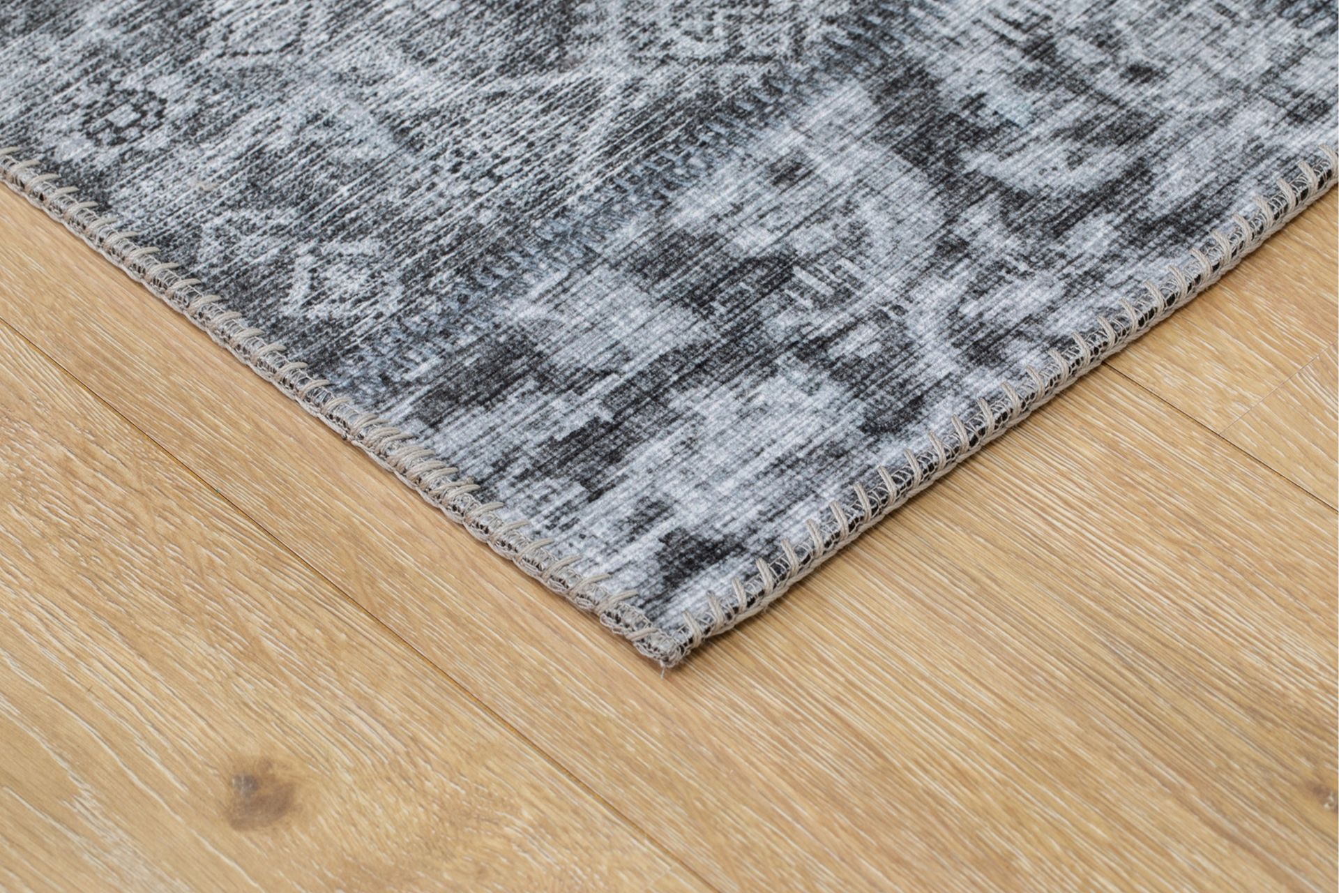 Patchwork wilton-matto 160x230 cm suorakaide - Harmaa - Kodintekstiilit & matot - Matto - Moderni matto - Wilton-matto