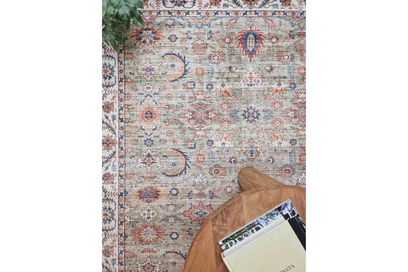 Tarfaya frieze-matto 200x290 cm - Vihreä - Kodintekstiilit & matot - Matto - Moderni matto - Wilton-matto