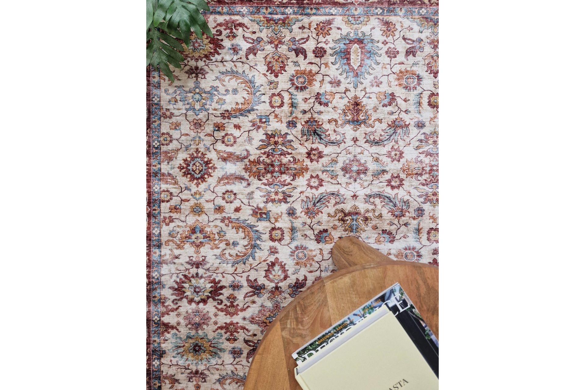 Tarfaya Frye-matto 240x340 cm - Viininpunainen - Kodintekstiilit & matot - Matto - Moderni matto - Wilton-matto