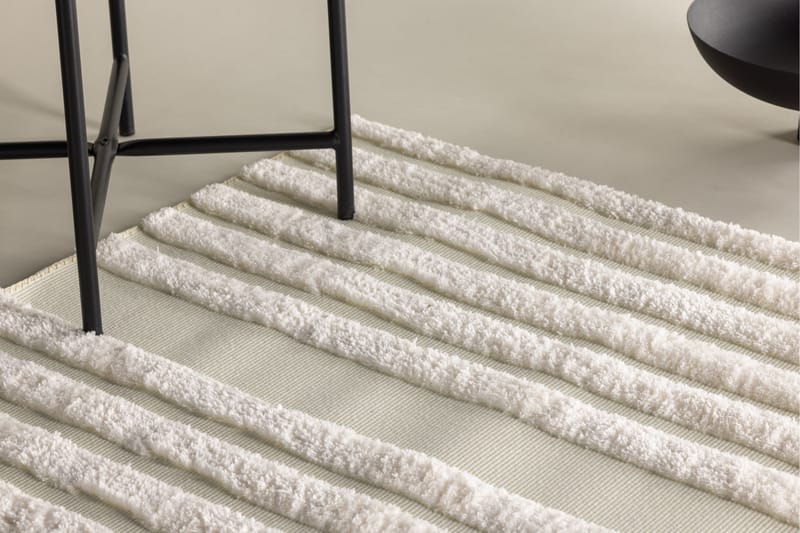 Nukkamatto Nikita 200x290 cm - Valkoinen - Kodintekstiilit & matot - Matto - Moderni matto - Nukkamatto