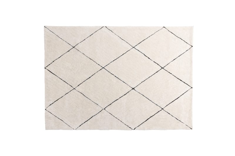 Nukkamatto Patrik 200x290 cm - Valkoinen - Kodintekstiilit & matot - Matto - Moderni matto - Nukkamatto