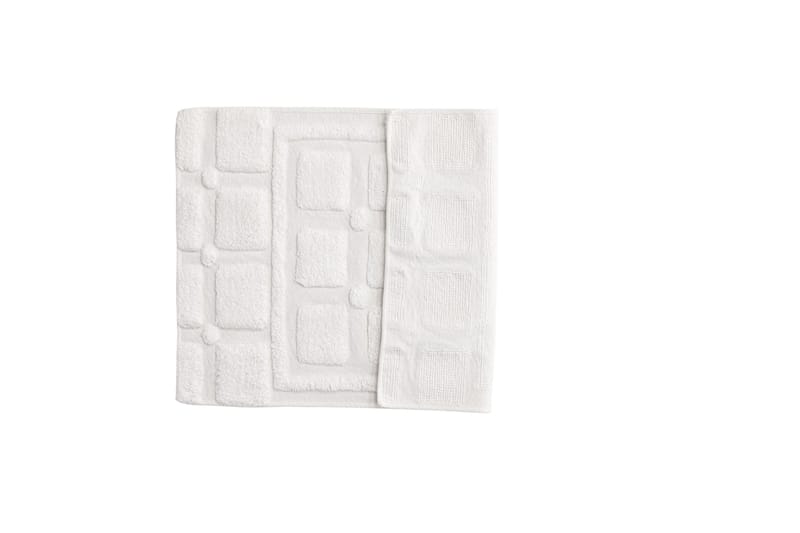 Puuvillamatto Putte 60x90 cm - Valkoinen - Kodintekstiilit & matot - Matto - Moderni matto - Puuvillamatto