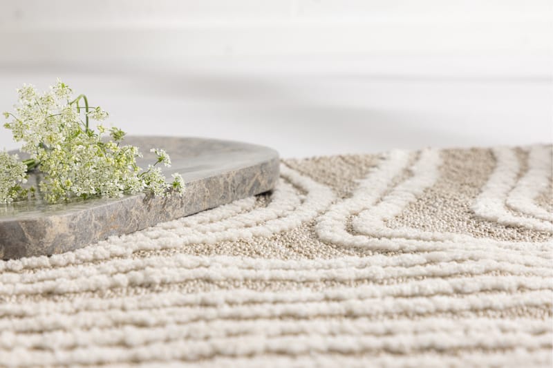 Matto Vera 50x80 cm - Beige - Kodintekstiilit & matot - Matto - Moderni matto - Puuvillamatto