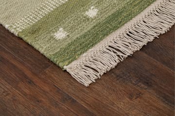 Fagersta Villamatto 80x200 cm - Vihreä - Kodintekstiilit & matot - Matto - Moderni matto - Villamatto