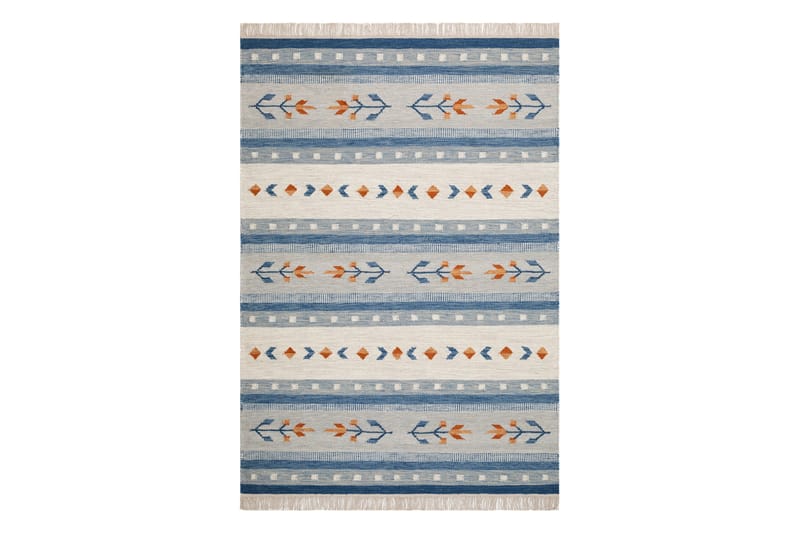 Fagersta villamatto 160x230 cm - Sininen - Kodintekstiilit & matot - Matto - Moderni matto - Villamatto