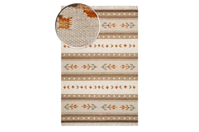 Fagersta villamatto 160x230 cm - Hiekka - Kodintekstiilit & matot - Matto - Moderni matto - Villamatto