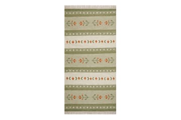 Fagersta Villamatto 80x200 cm - Vihreä - Kodintekstiilit & matot - Matto - Moderni matto - Villamatto