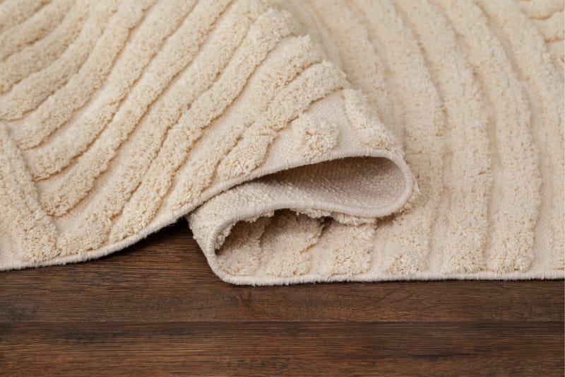 Marocko puuvillamatto 160x230 cm - Kerma - Kodintekstiilit & matot - Matto - Moderni matto - Puuvillamatto