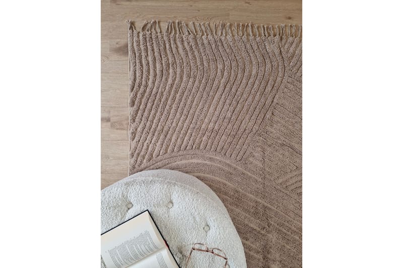 Marocko puuvillamatto 160x230 cm - Pellava - Kodintekstiilit & matot - Matto - Moderni matto - Puuvillamatto