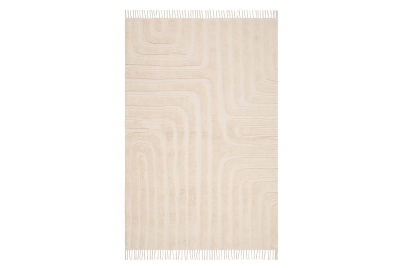Marocko puuvillamatto 240x340 cm - Kerma - Kodintekstiilit & matot - Matto - Moderni matto - Puuvillamatto