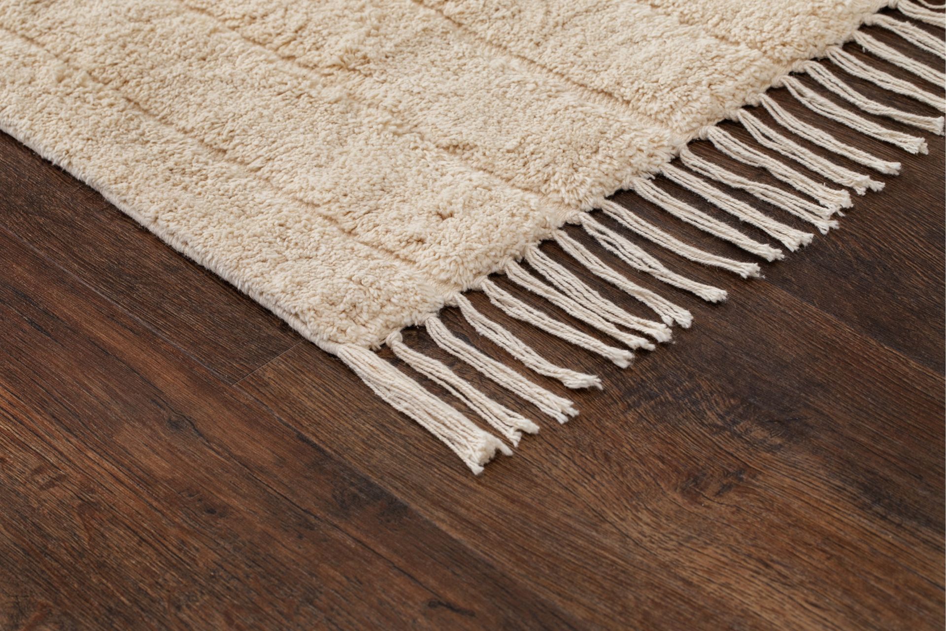 Marocko puuvillamatto 240x340 cm - Kerma - Kodintekstiilit & matot - Matto - Moderni matto - Puuvillamatto