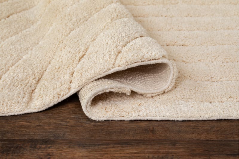 Marocko puuvillamatto 240x340 cm - Kerma - Kodintekstiilit & matot - Matto - Moderni matto - Puuvillamatto