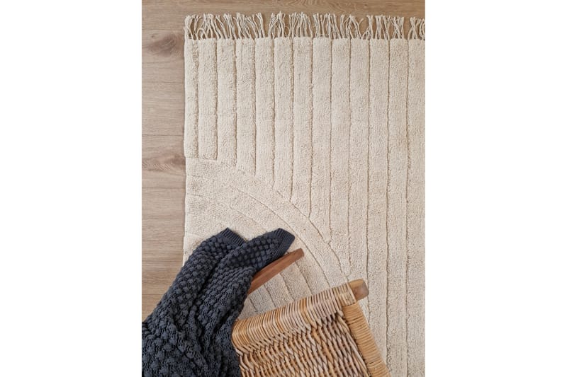 Marocko puuvillamatto 240x340 cm - Kerma - Kodintekstiilit & matot - Matto - Moderni matto - Puuvillamatto