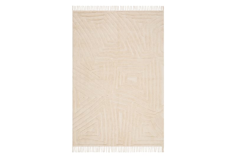Marocko puuvillamatto 240x340 cm - Kerma - Kodintekstiilit & matot - Matto - Moderni matto - Puuvillamatto