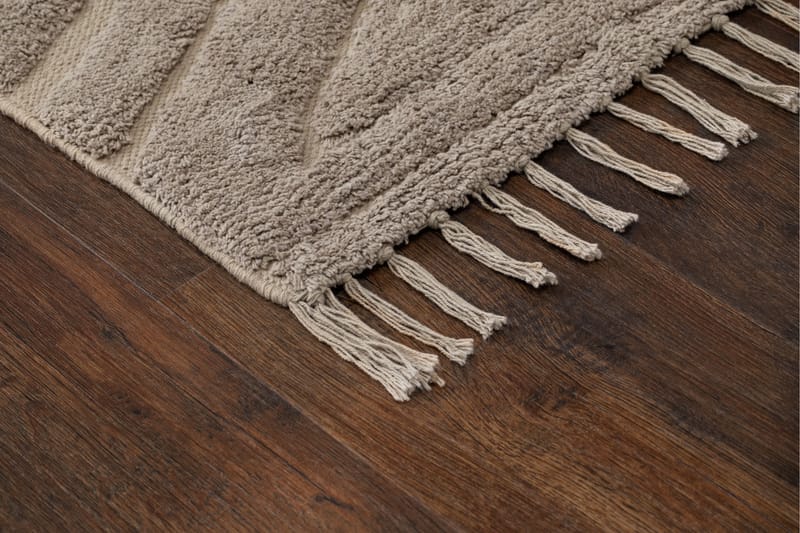 Marocko puuvillamatto 160x230 cm - Pellava - Kodintekstiilit & matot - Matto - Moderni matto - Puuvillamatto