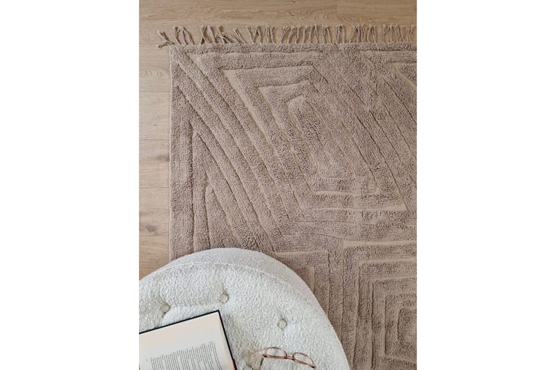 Marocko puuvillamatto 160x230 cm - Pellava - Kodintekstiilit & matot - Matto - Moderni matto - Puuvillamatto
