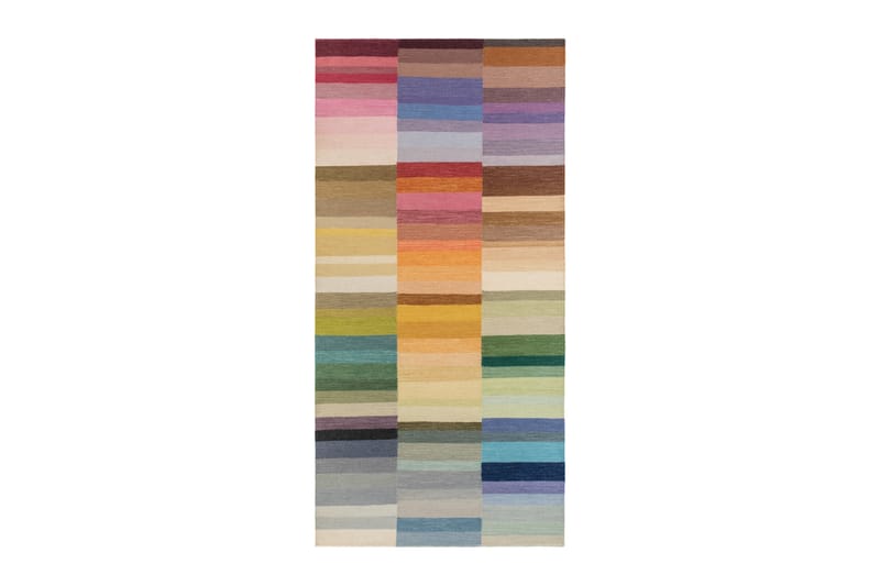 Riviera Villamatto 80x240 cm - Monivärinen - Kodintekstiilit & matot - Matto - Moderni matto - Villamatto