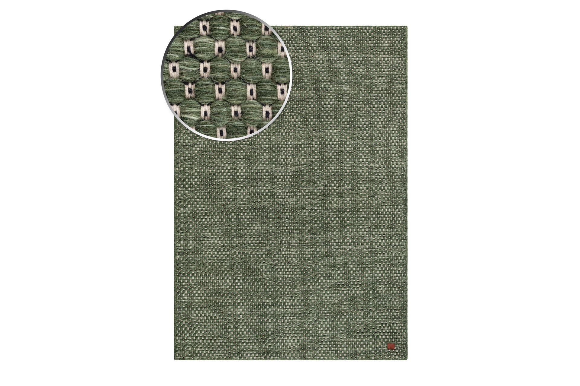 Torekov villamatto 200x300 cm - Vihreä - Kodintekstiilit & matot - Matto - Moderni matto - Villamatto