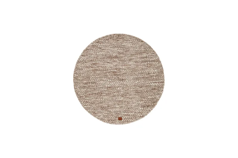 Torekov villamatto pyöreä 300 cm, Nougat