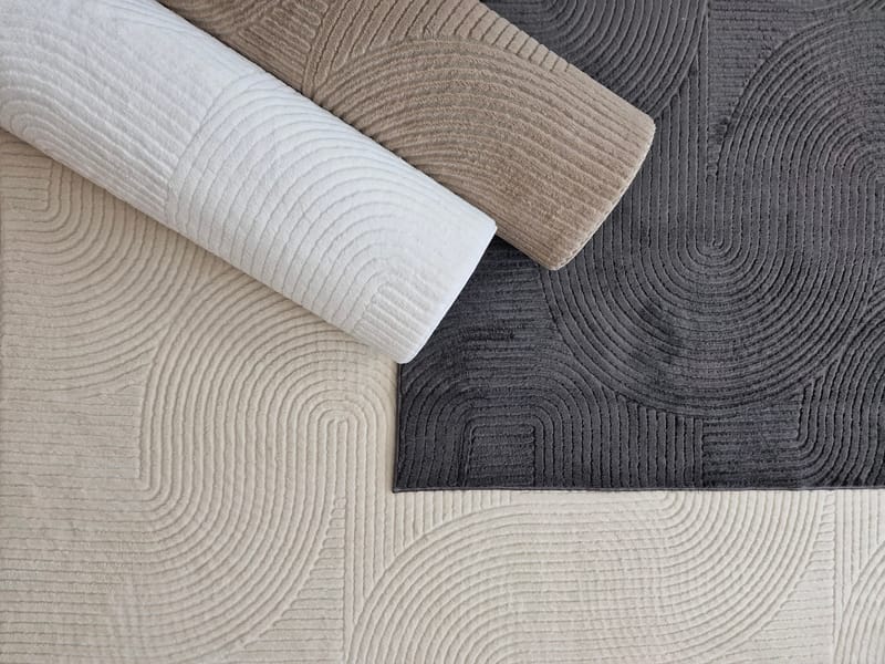 Castello wilton-matto 200x290 cm suorakaide - Valkoinen - Kodintekstiilit & matot - Matto - Moderni matto - Käytävämatto