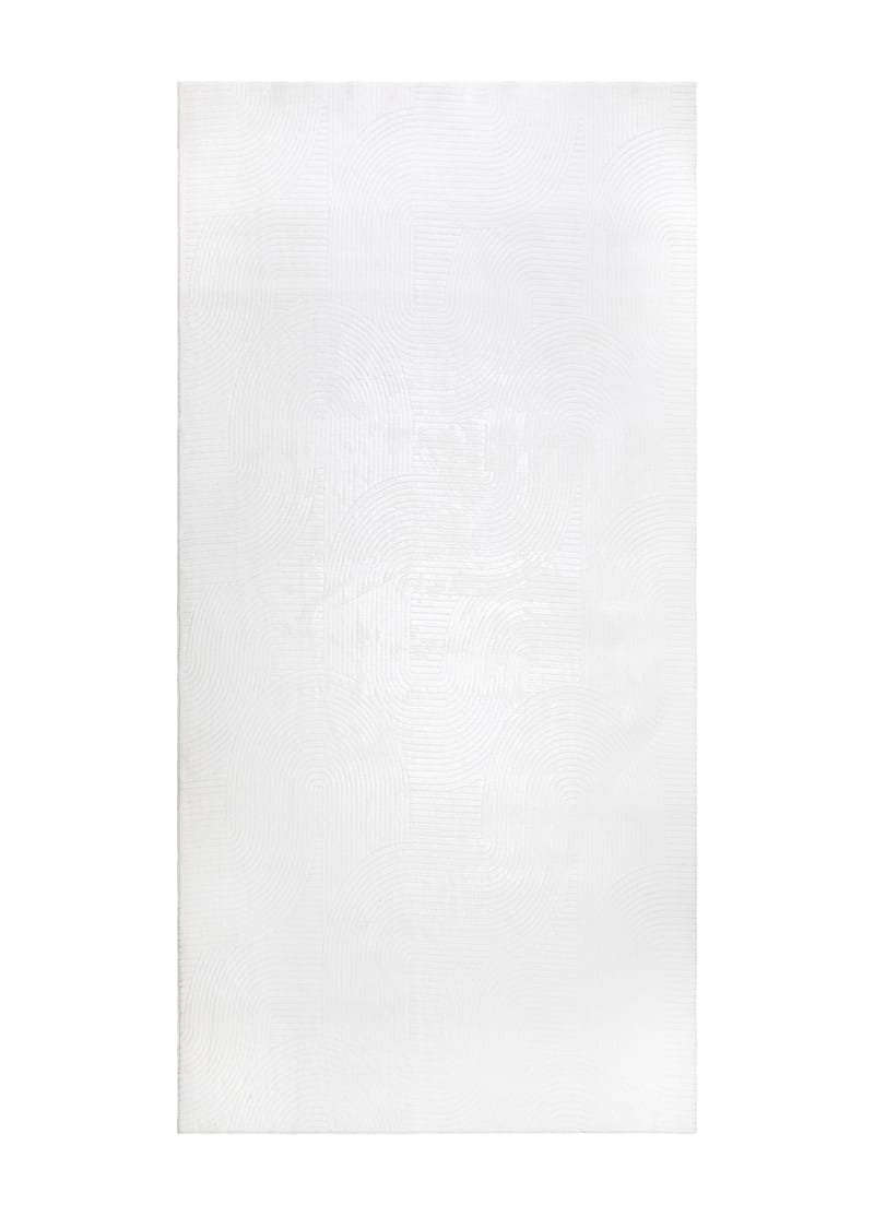 Castello käytävämatto 80x250 cm suorakaide - Valkoinen - Kodintekstiilit & matot - Matto - Moderni matto - Käytävämatto