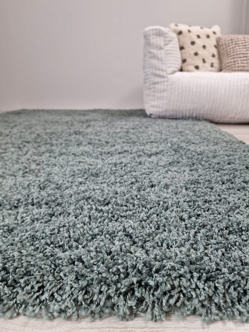 Lounge nukkamatto 133x190 cm suorakaide - Vihreä - Kodintekstiilit & matot - Matto - Moderni matto - Nukkamatto