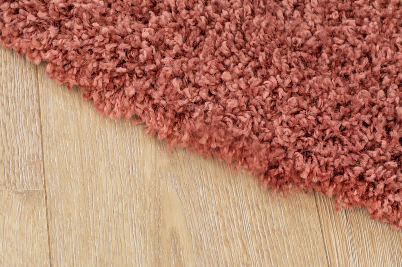 Lounge nukkamatto pyöreä 200 cm - Kupari - Kodintekstiilit & matot - Matto - Moderni matto - Nukkamatto
