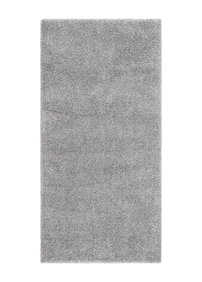 Lounge käytävämatto 80x250 cm suorakaide - Hopea - Kodintekstiilit & matot - Matto - Moderni matto - Nukkamatto