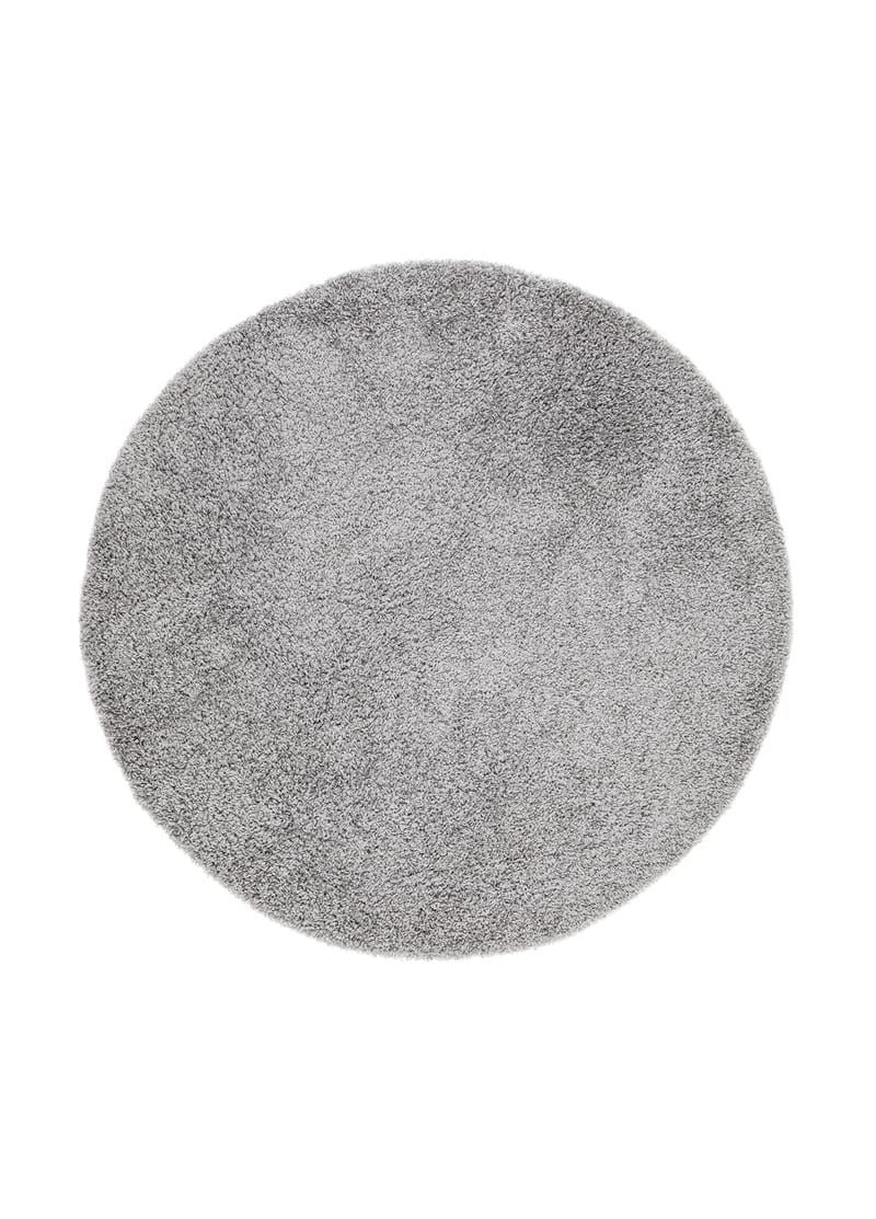 Lounge nukkamatto pyöreä 160 cm - Hopea - Kodintekstiilit & matot - Matto - Moderni matto - Nukkamatto
