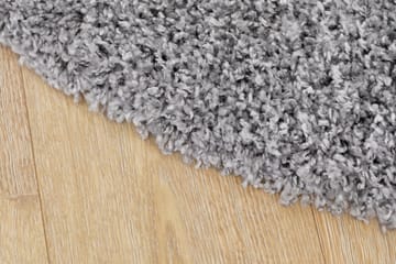 Lounge nukkamatto pyöreä 160 cm - Hopea - Kodintekstiilit & matot - Matto - Moderni matto - Nukkamatto