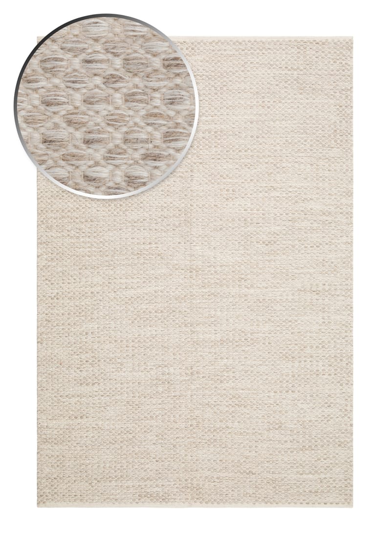 Varberg puuvillamatto 200x300 cm suorakaide - Kerma - Kodintekstiilit & matot - Matto - Moderni matto - Puuvillamatto