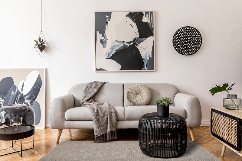 Varberg puuvillamatto 240x340 cm suorakaide - Pellava - Kodintekstiilit & matot - Matto - Moderni matto - Puuvillamatto