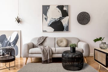 Varberg puuvillamatto 300x400 cm suorakaide - Pellava - Kodintekstiilit & matot - Matto - Moderni matto - Puuvillamatto