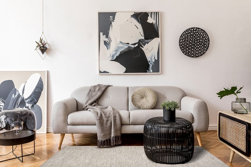 Varberg puuvillamatto 240x340 cm suorakaide - Beige - Kodintekstiilit & matot - Matto - Moderni matto - Käytävämatto