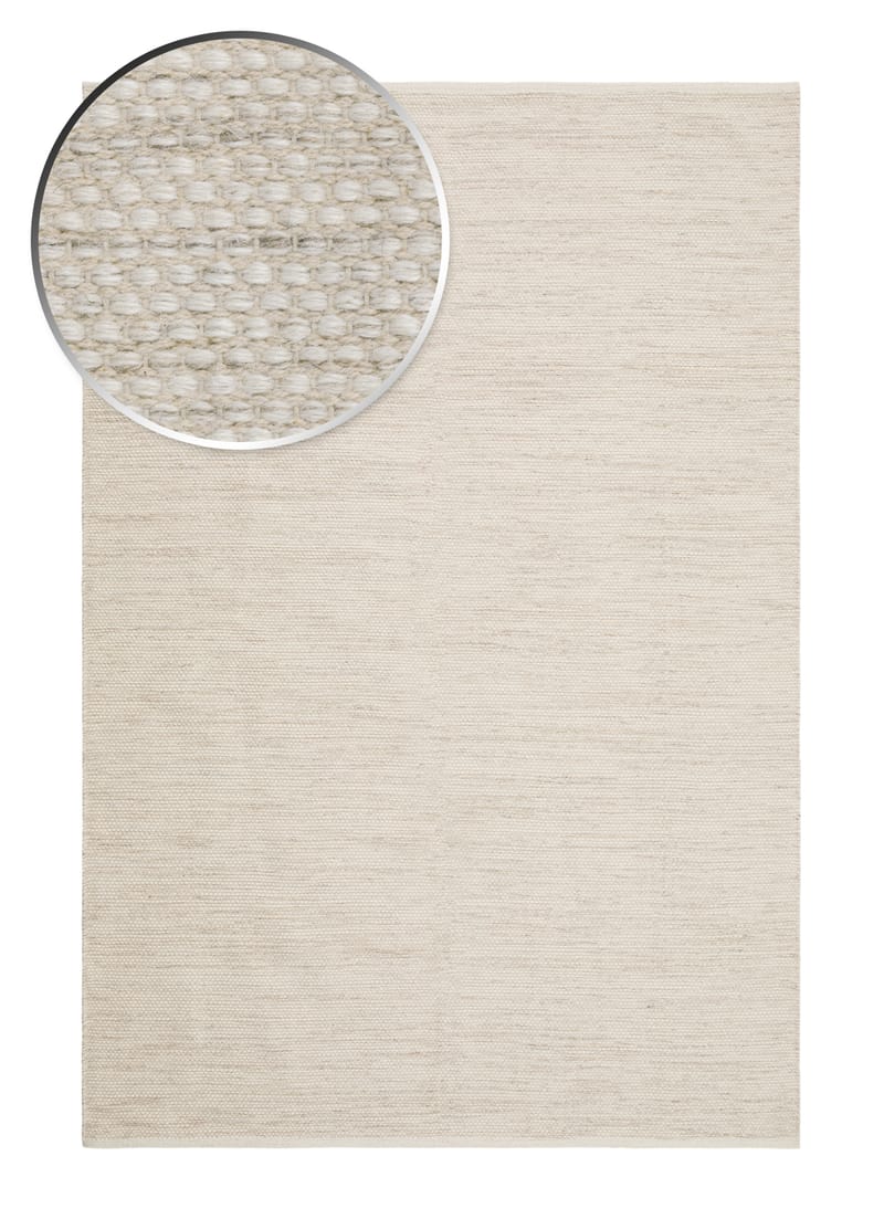 Visby puuvillamatto 160x230 cm suorakaide - Kerma - Kodintekstiilit & matot - Matto - Moderni matto - Puuvillamatto