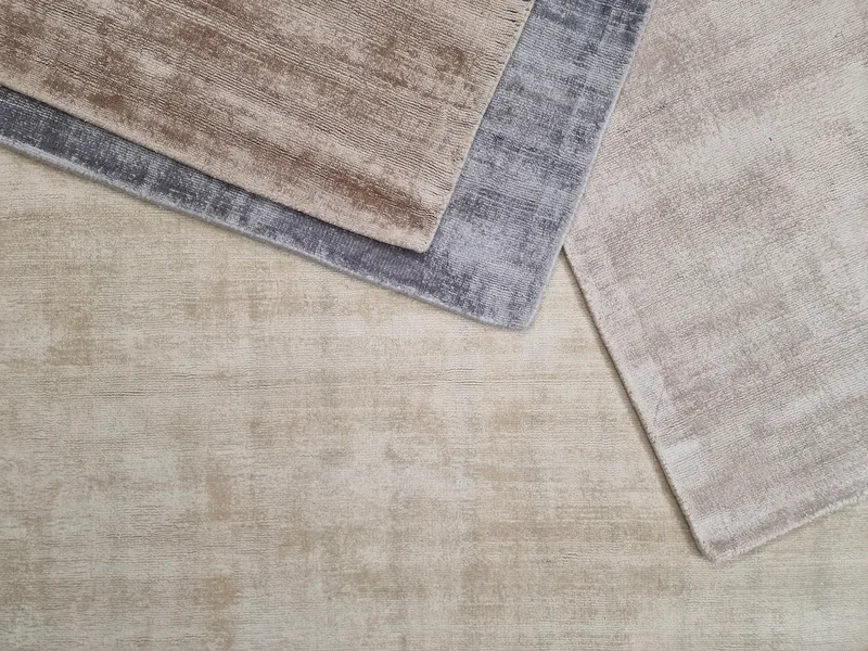 Tribeca viskoosimatto 160x230 cm suorakaide - Harmaa - Kodintekstiilit & matot - Matto - Moderni matto - Viskoosimatto & keinosilkkimatto