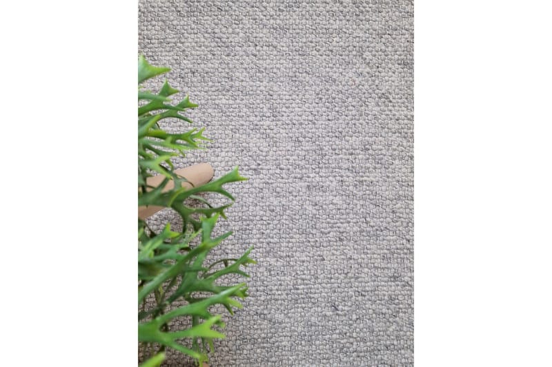 Skagen villamatto pyöreä 200 cm - Hopea - Kodintekstiilit & matot - Matto - Moderni matto - Villamatto