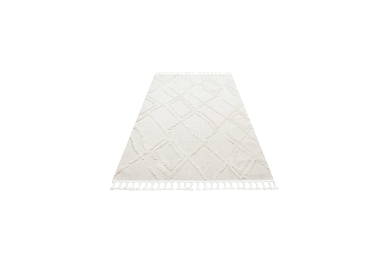 Tolina Wiltonmatto 160x230 cm Suorakaide, Valkoinen
